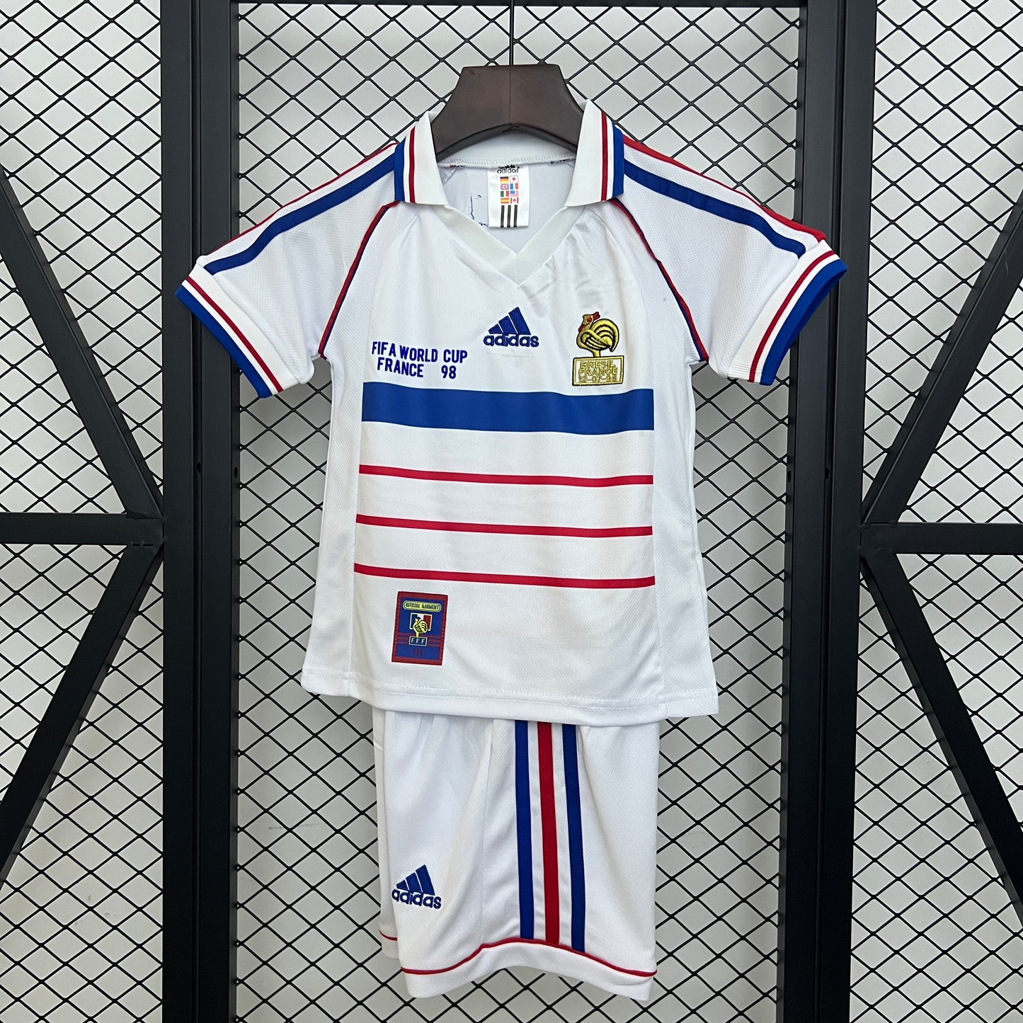Francia retro 1998 Away Kids Version