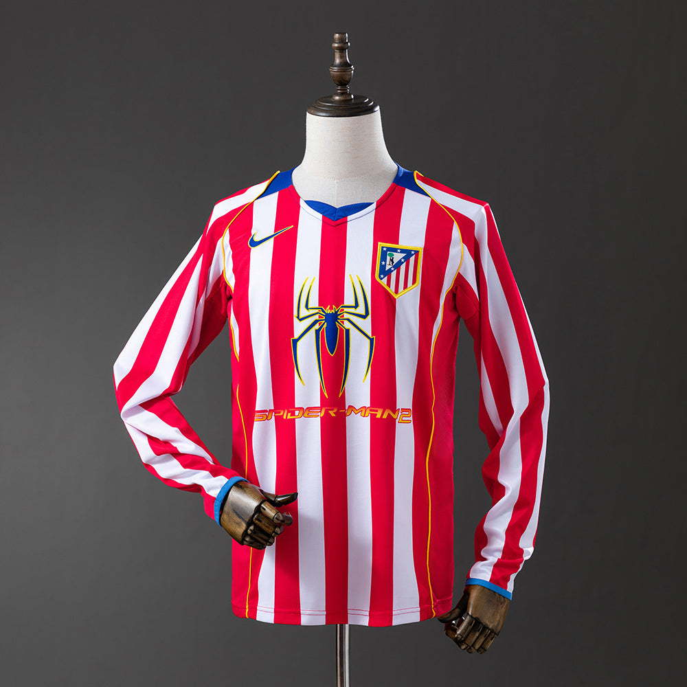 Atlético de Madrid retro 2004/05 Home Manga Larga
