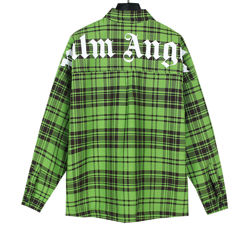 Camisa Palm Angels Letras