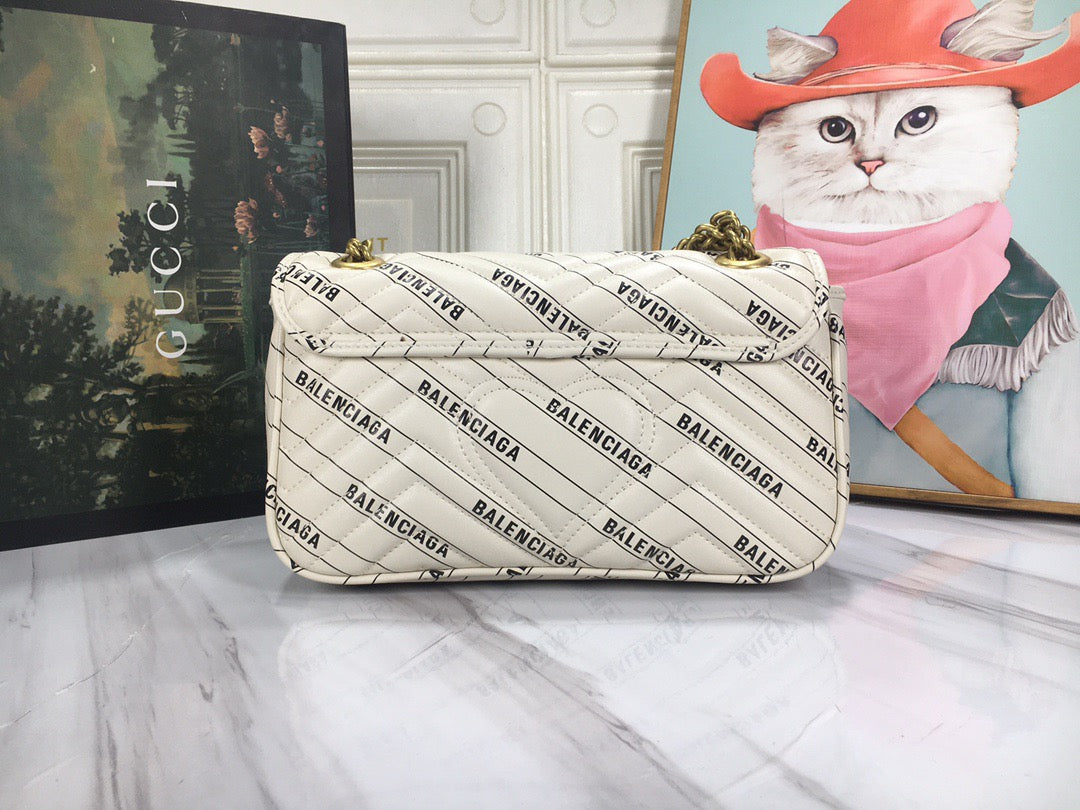 Bolso Gucci x Balenciaga Marmont Gg Claro