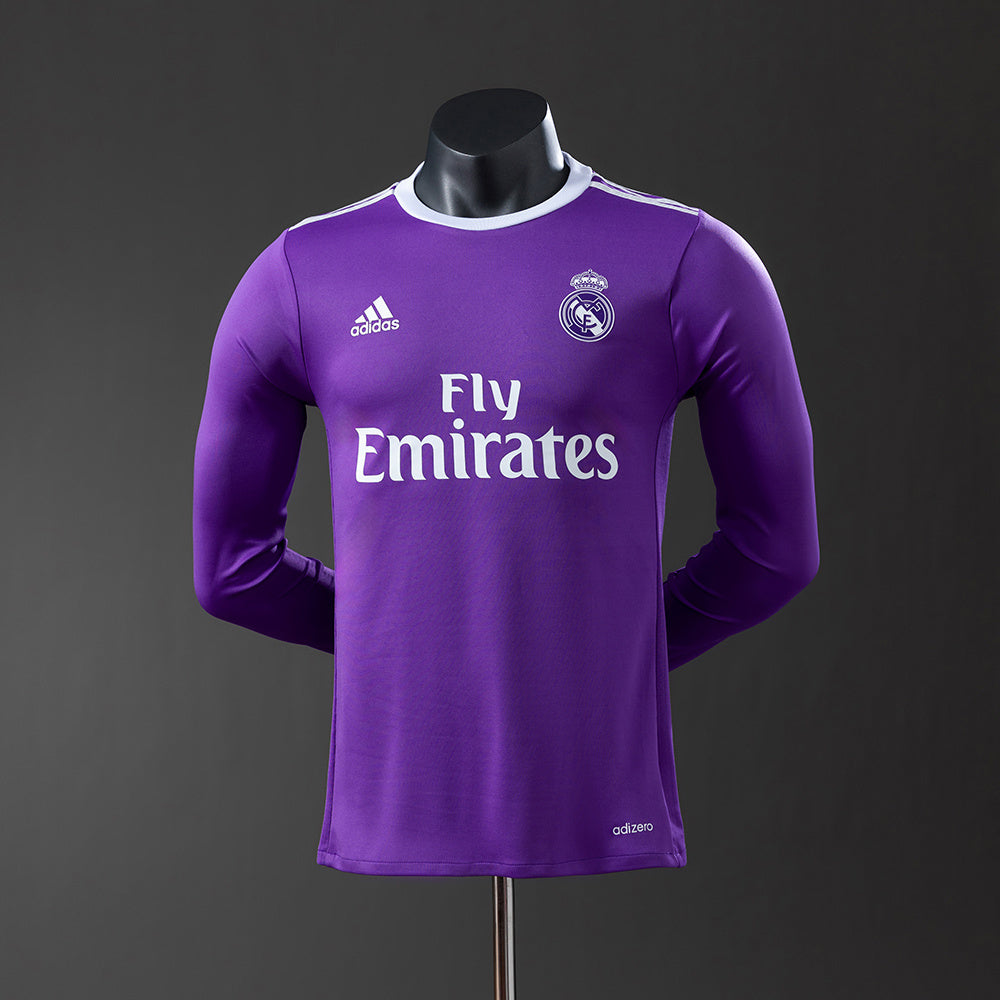 Real Madrid retro 2016/17 Away Manga Larga
