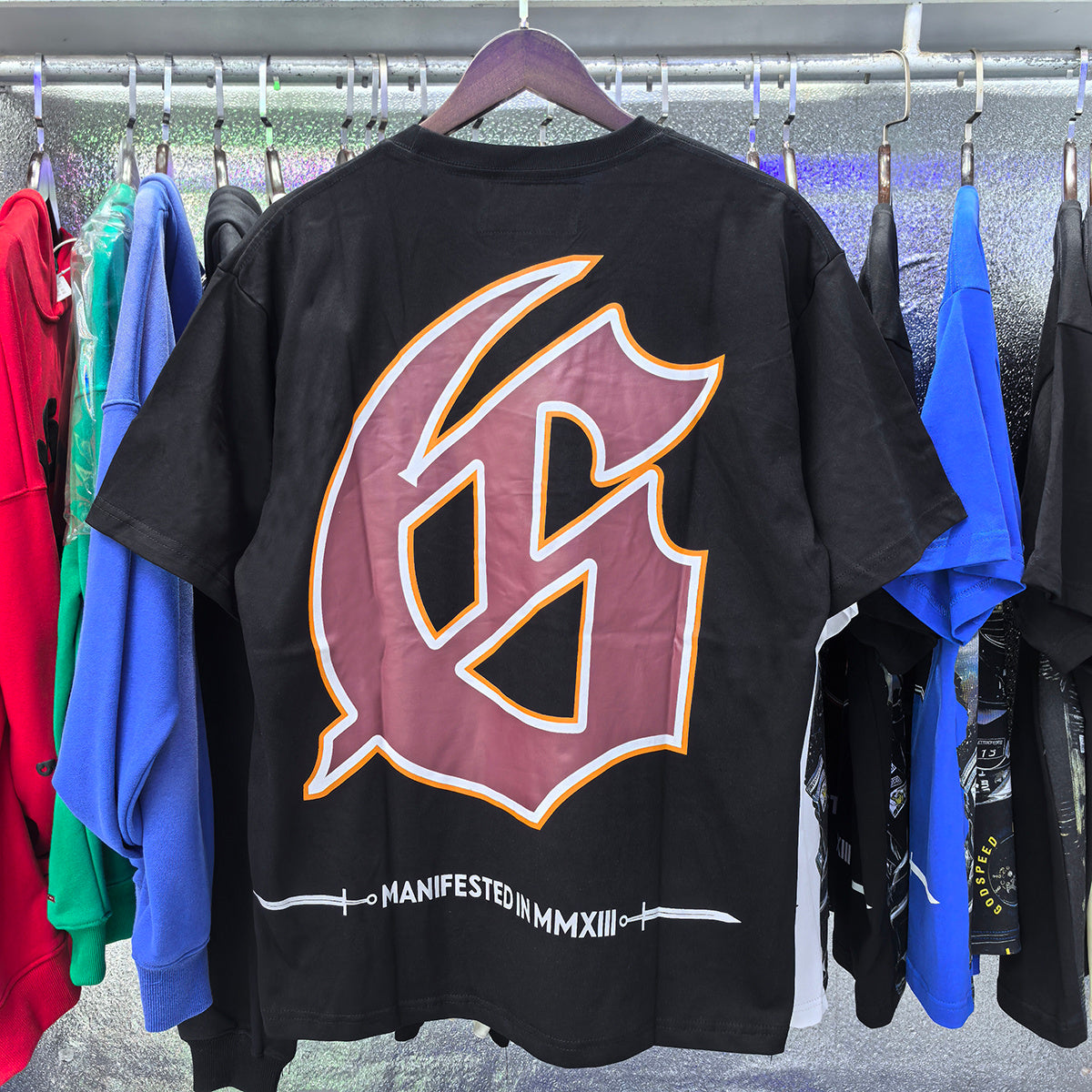 Camiseta Godspeed baseball negro