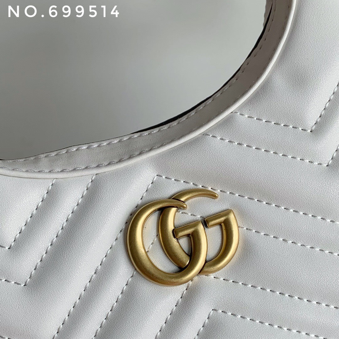 Bolso Gucci Marmount Blanco de piel