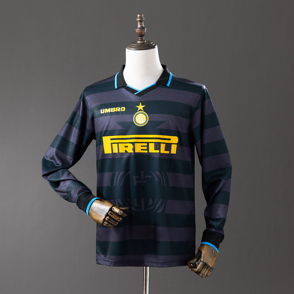 Inter de Milan retro 1997/98 Third Manga Larga