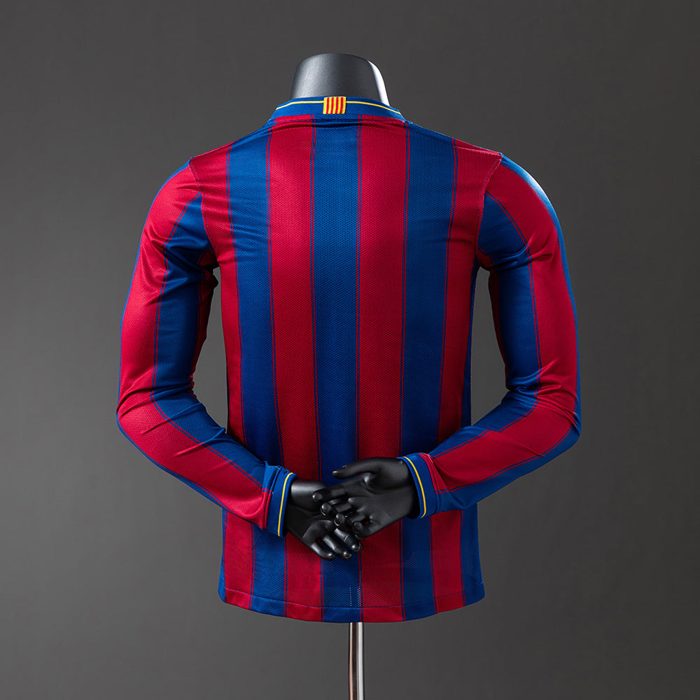 Fútbol Club Barcelona retro 2009/10 Home Manga Larga