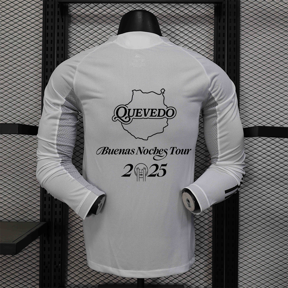 Real Madrid 2025/26 Home x Quevedo Tour 2025 Manga Larga