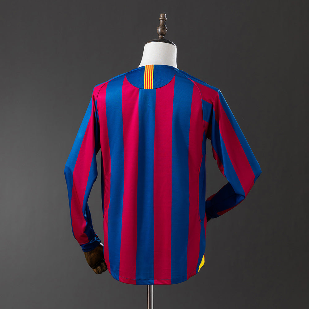 Fútbol Club Barcelona retro 2005/06 Home Manga Larga