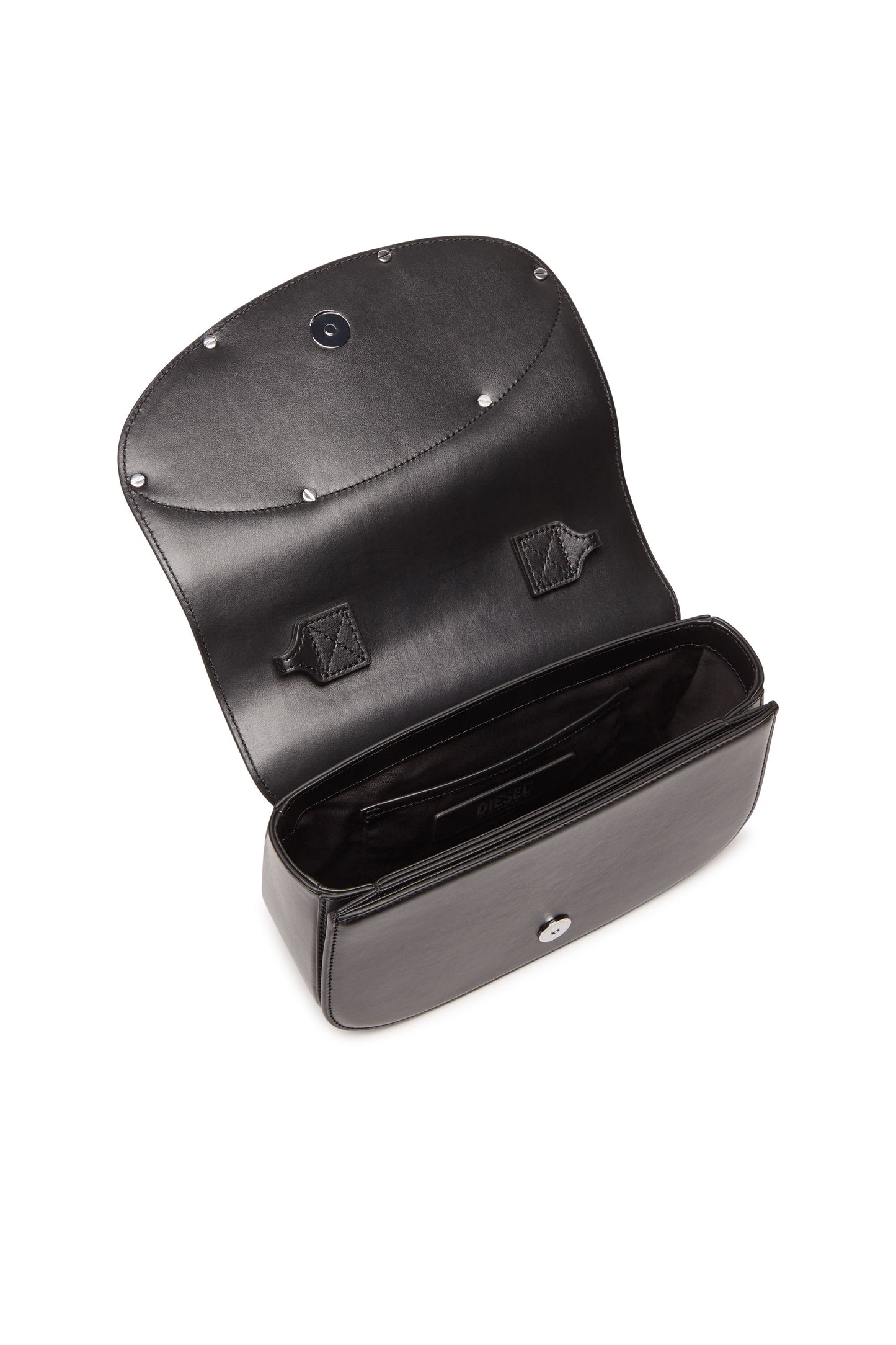 Bolso Diesel 1DR M-Bolso icónico de piel negro