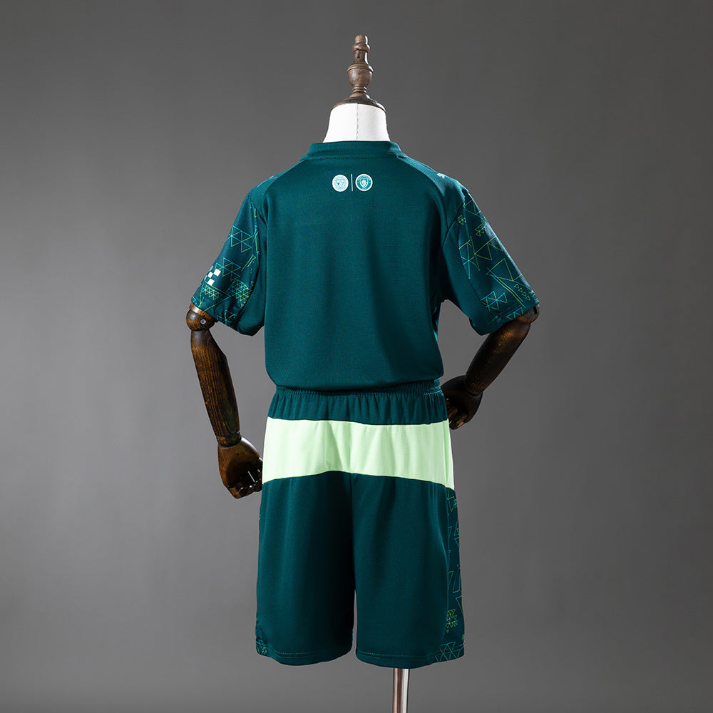 Manchester City 2025/26 Fourth Kids Version