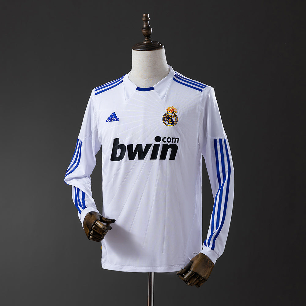 Real Madrid retro 2010/11 Home Manga Larga