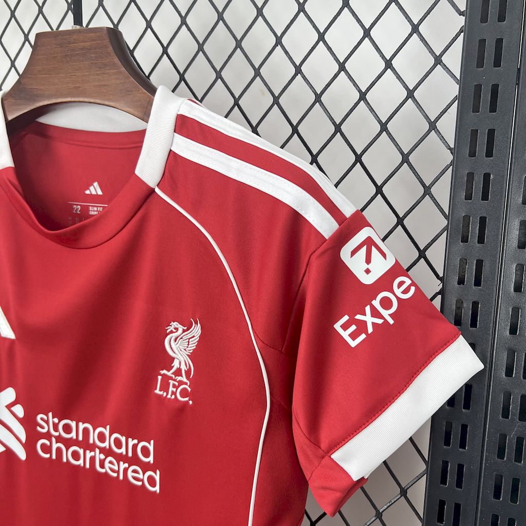 Liverpool 2025/26 Home Kids Version