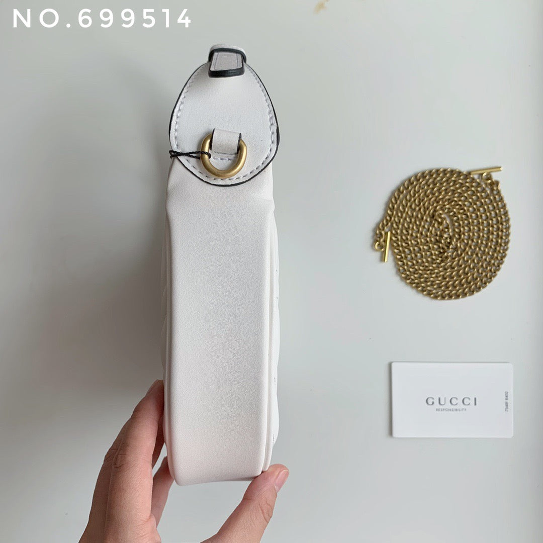 Bolso Gucci Marmount Blanco de piel
