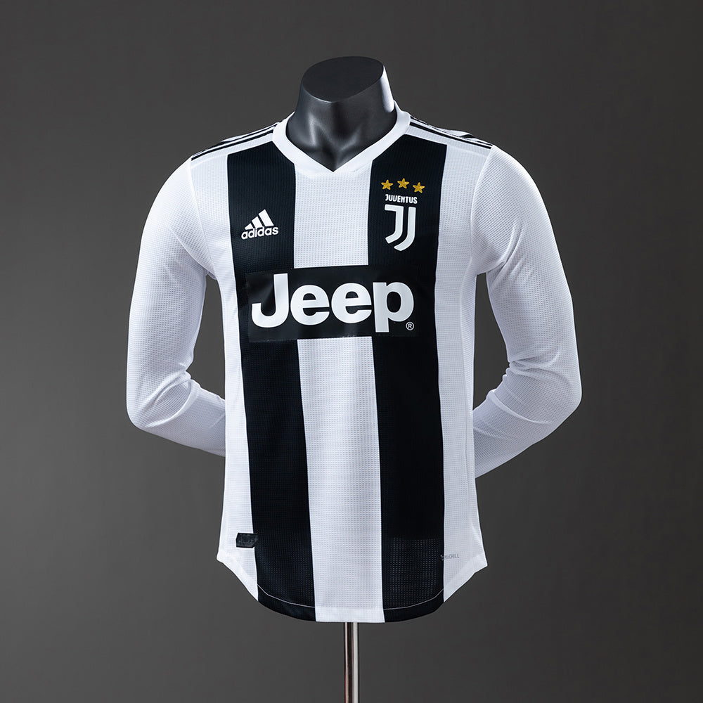 Juventus retro 2018/19 Home Manga Larga