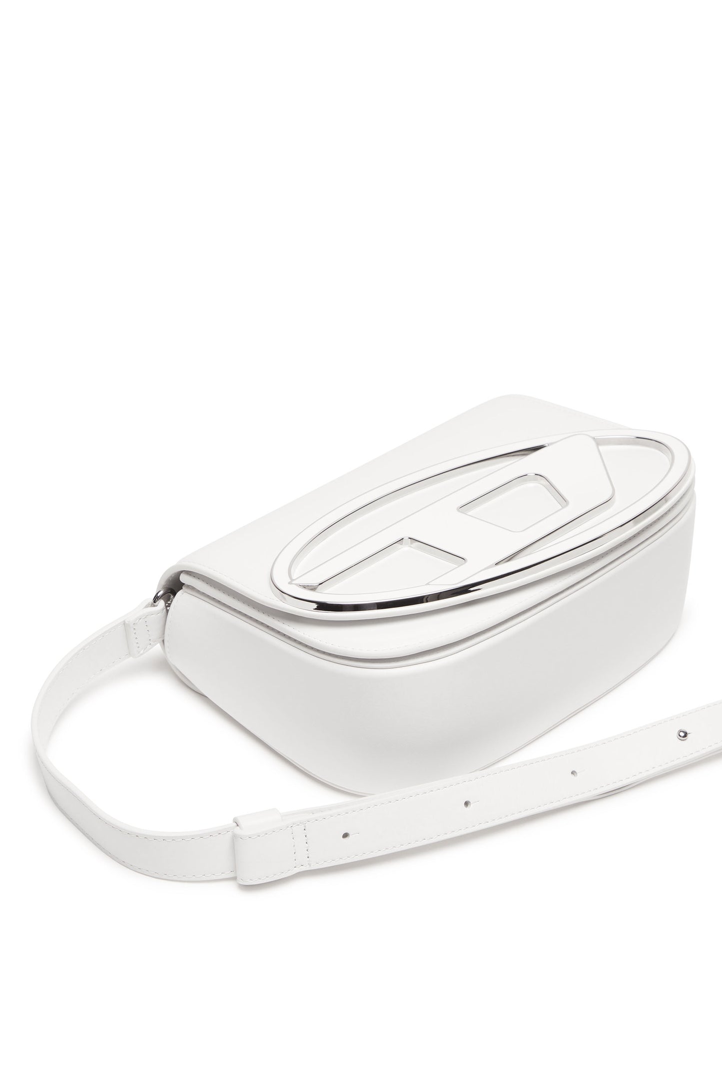 Bolso Diesel 1DR M-Bolso icónico de piel blaco