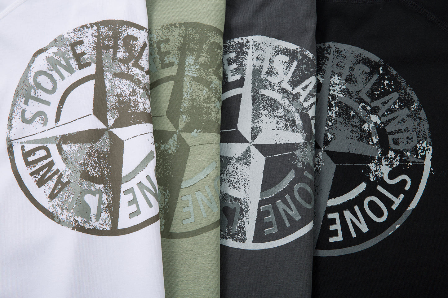 Camiseta Stone Island logo difuminado