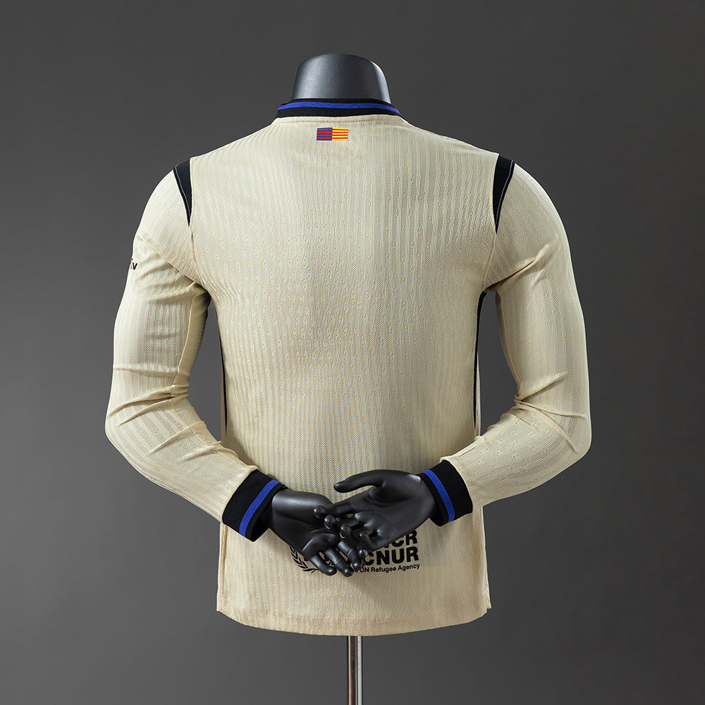 Fútbol Club Barcelona 2025/26 Away Player Version Manga Larga