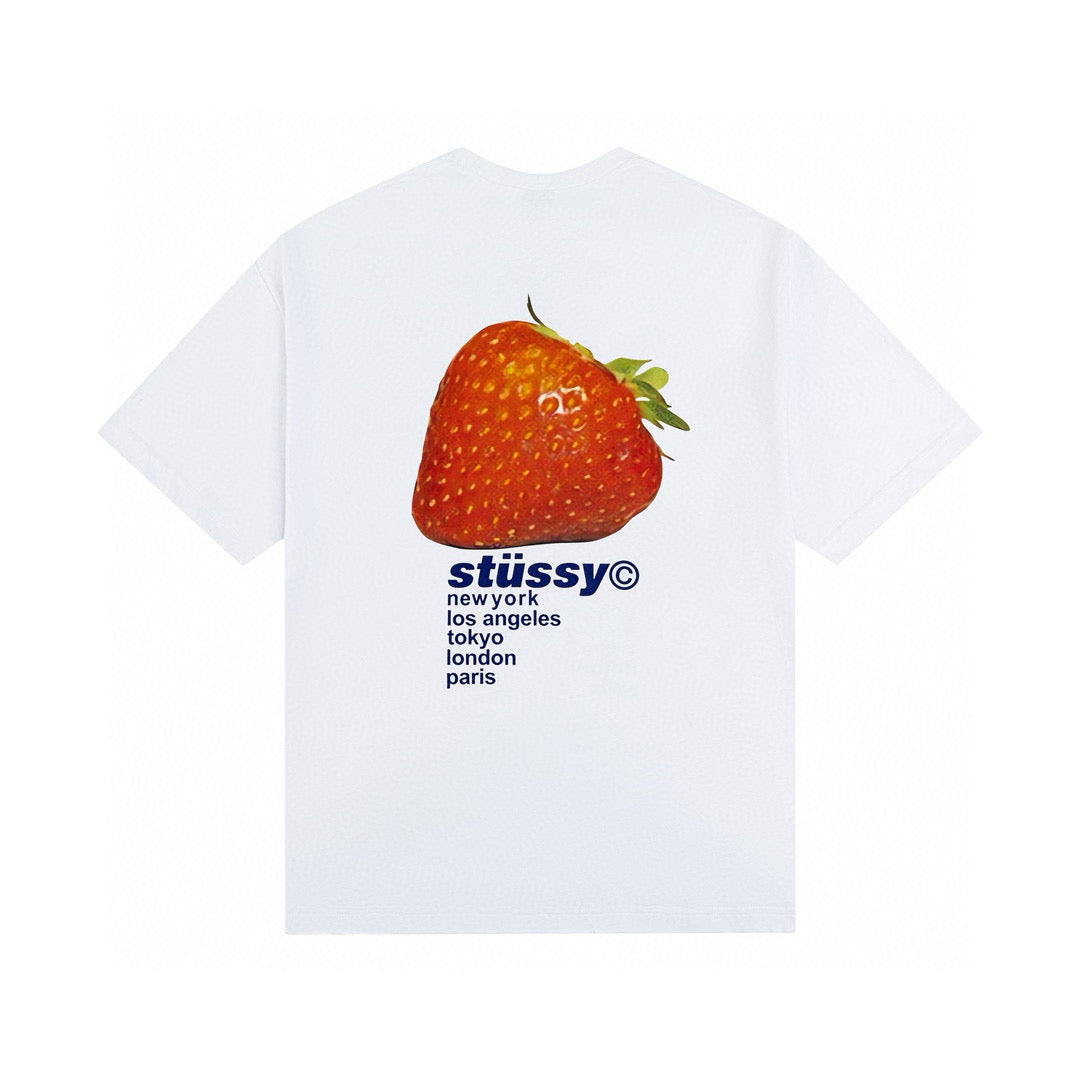 Camiseta Stussy fresa