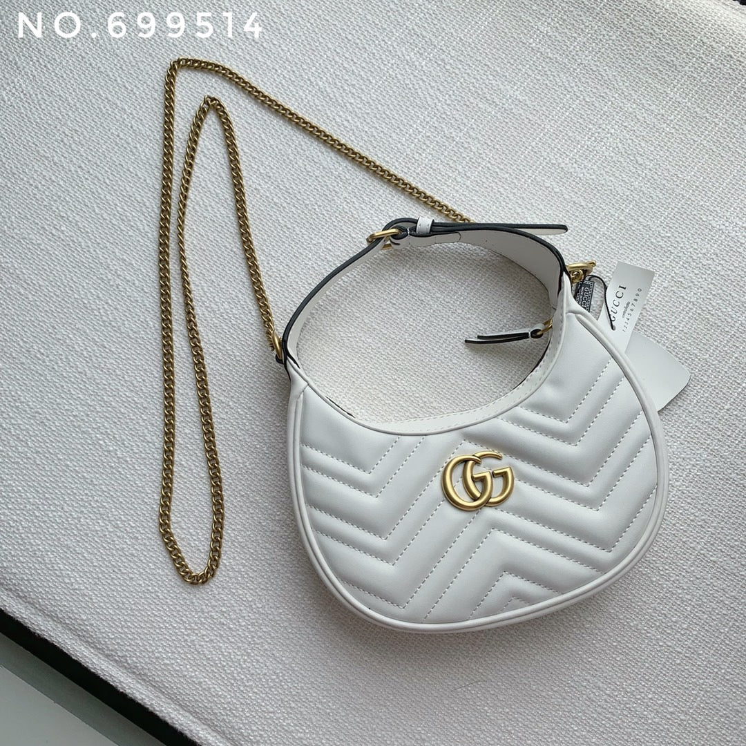 Bolso Gucci Marmount Blanco de piel