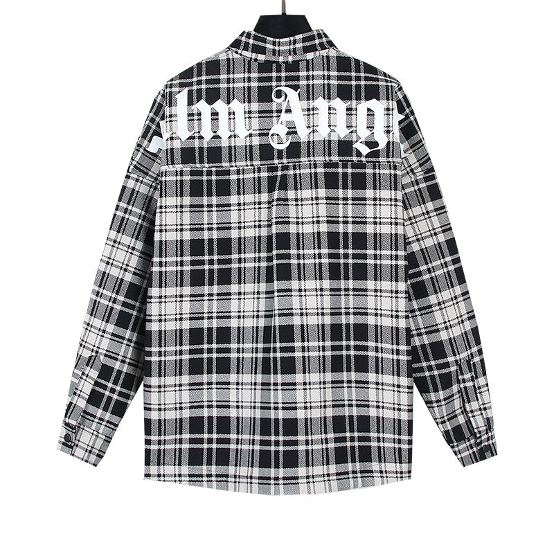 Camisa Palm Angels Letras