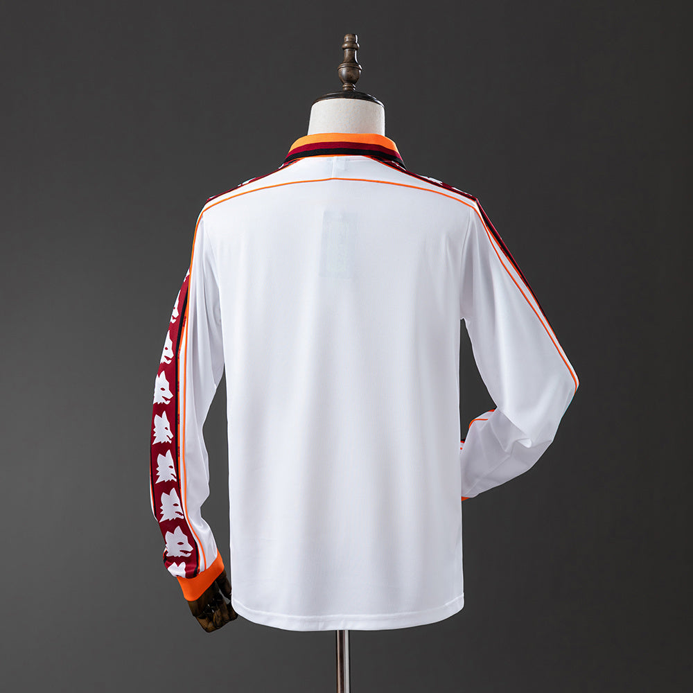 AS Roma retro 1998/99 Away Manga Larga