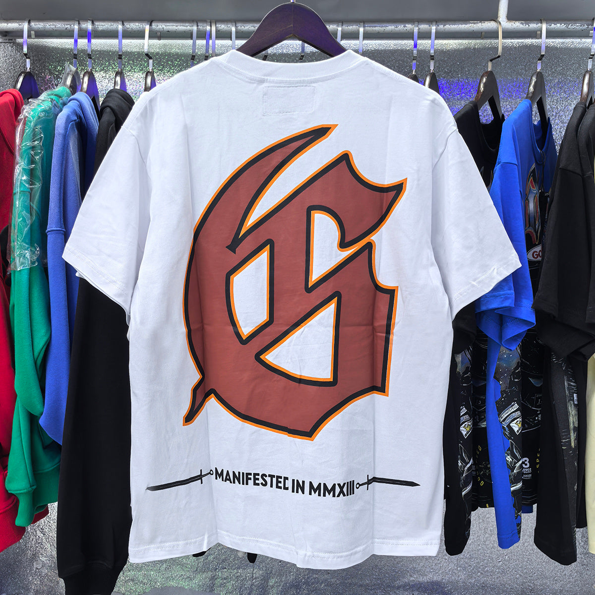 Camiseta Godspeed baseball blanco
