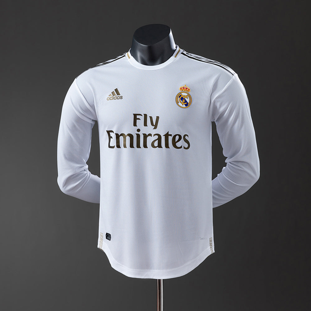 Real Madrid retro 2019/20 Home Manga Larga