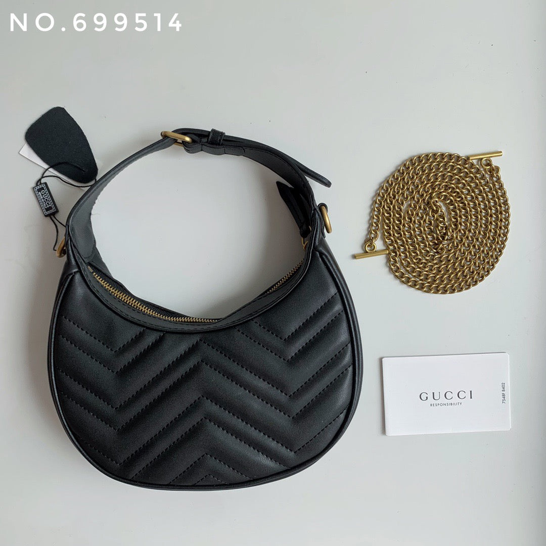 Bolso Gucci Marmount Negro de piel