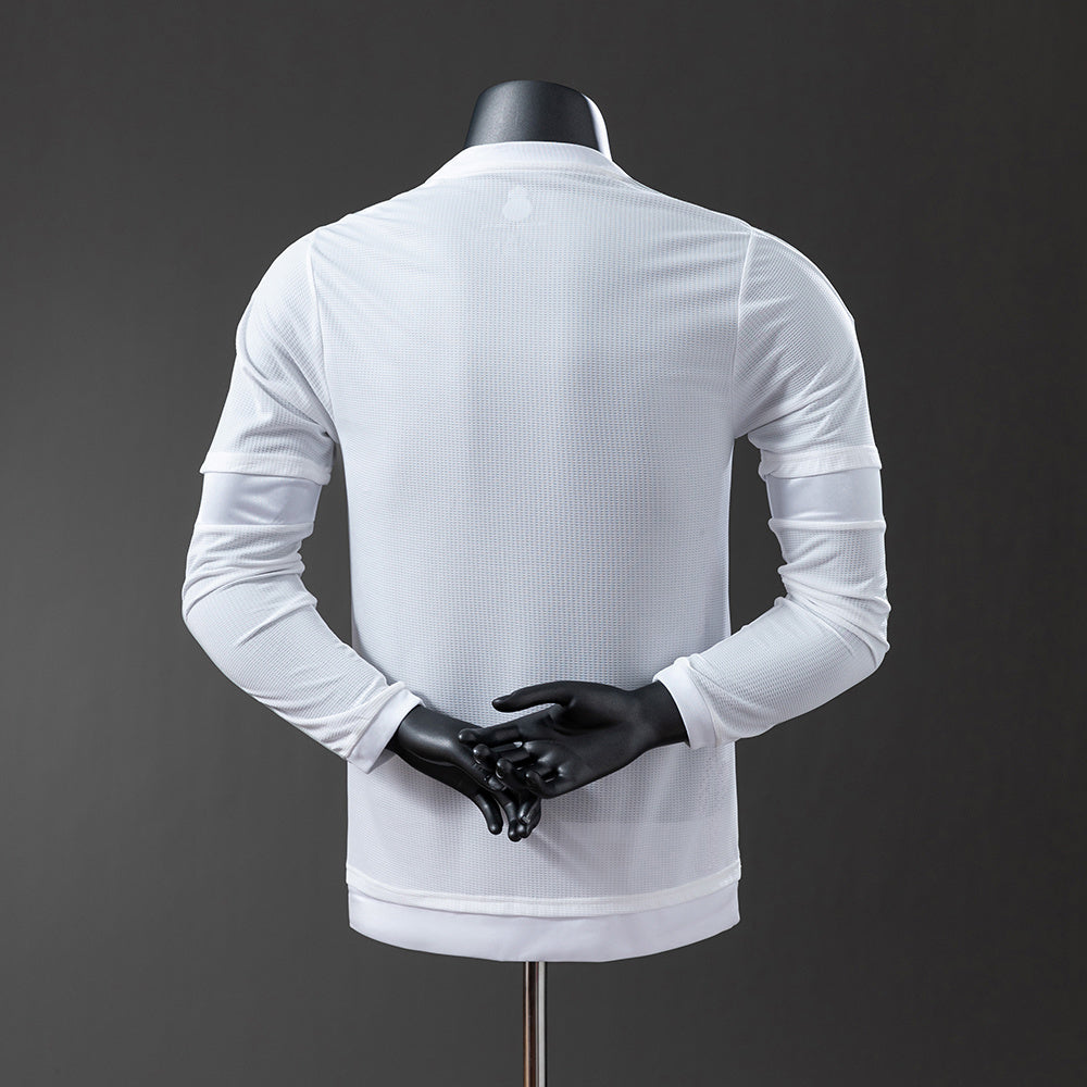 Real Madrid retro 2015/16 Home Manga Larga
