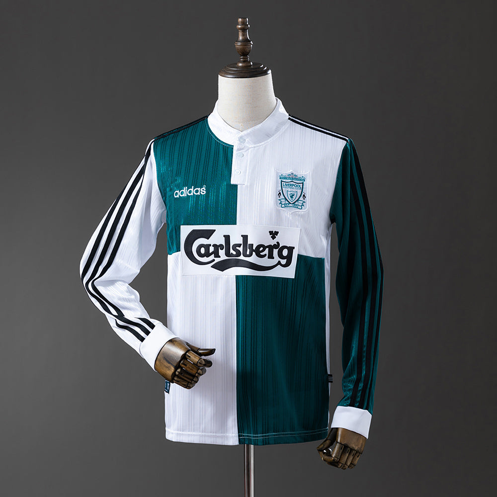 Liverpool retro 1995/96 Away Manga Larga