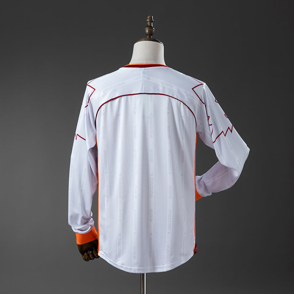 AS Roma retro 1998/99 Away Fan Version Manga Larga