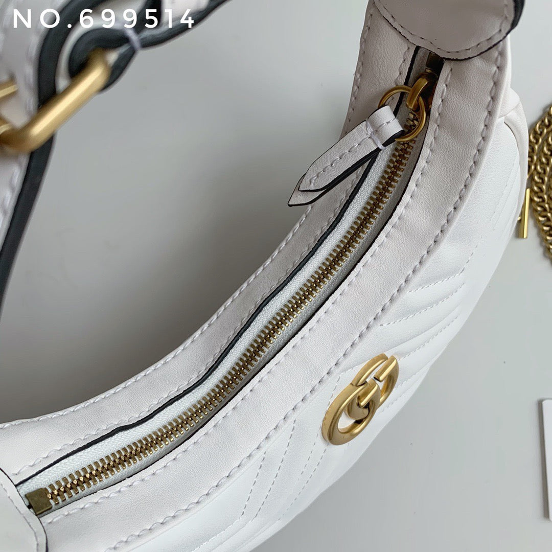 Bolso Gucci Marmount Blanco de piel