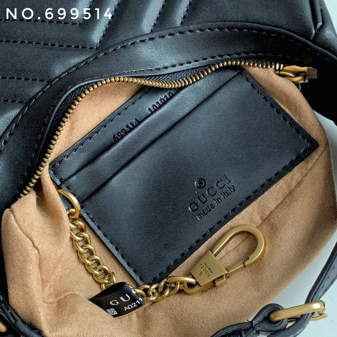 Bolso Gucci Marmount Negro de piel