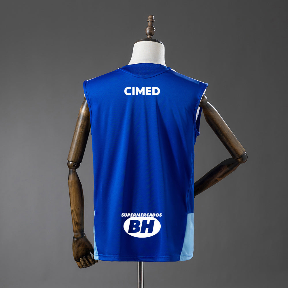 Cruzeiro 2026/27 All Sponsor Training Sin Mangas Azul