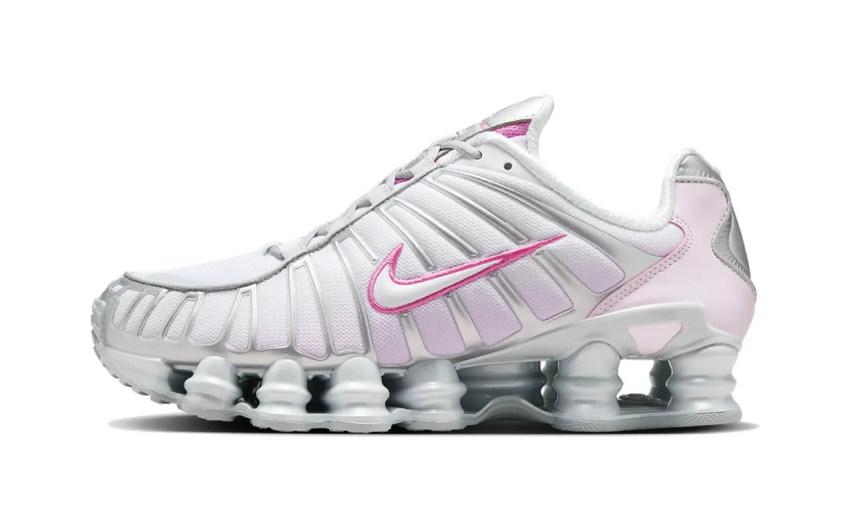 Nike Shox TL metallic platinum rosas
