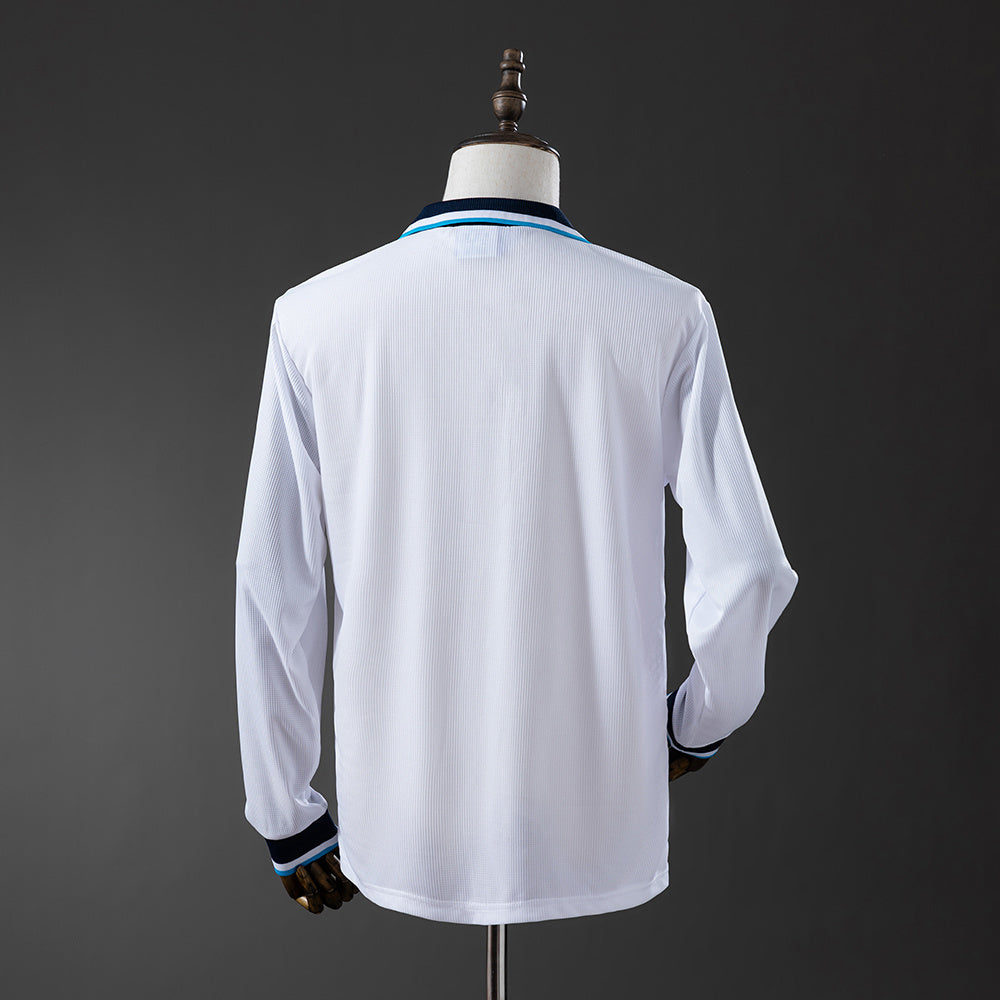 Inglaterra retro 1996 Home Manga Larga