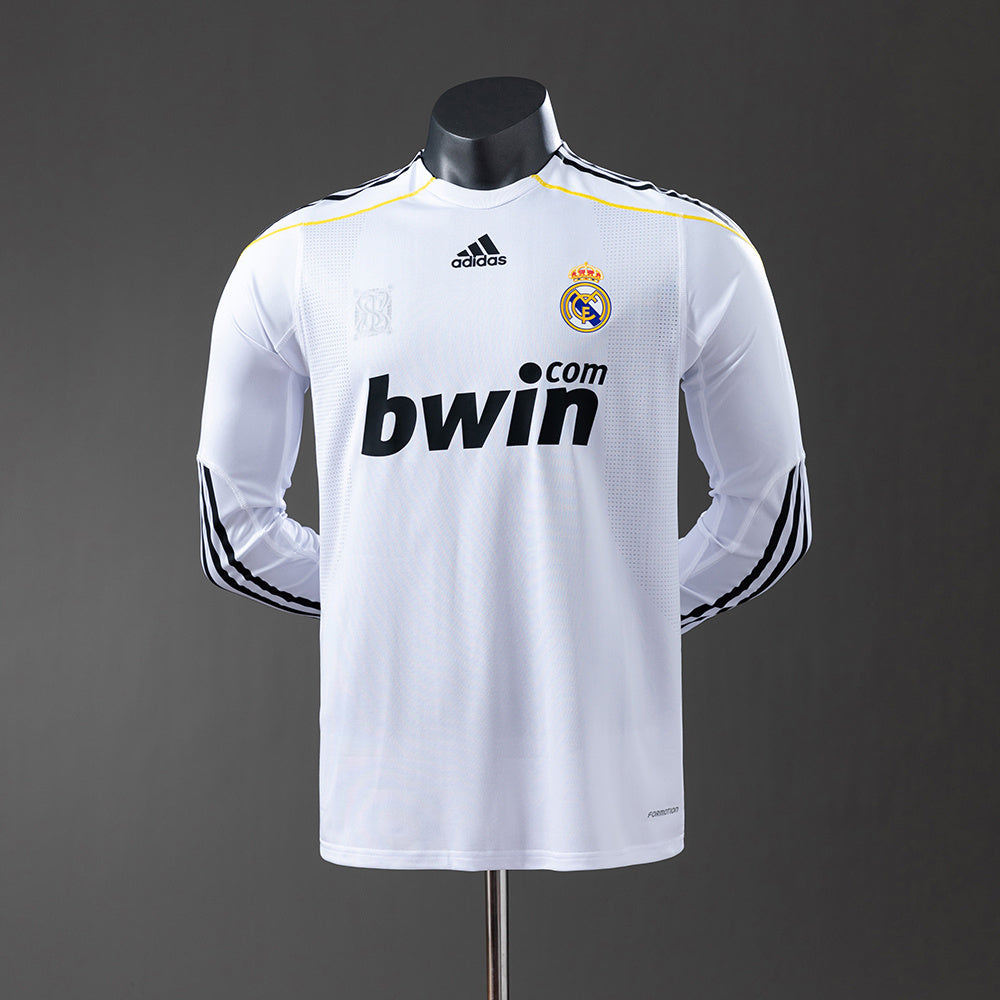 Real Madrid retro 2009/10 Home Manga Larga