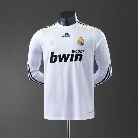 Real Madrid retro 2009/10 Home Manga Larga