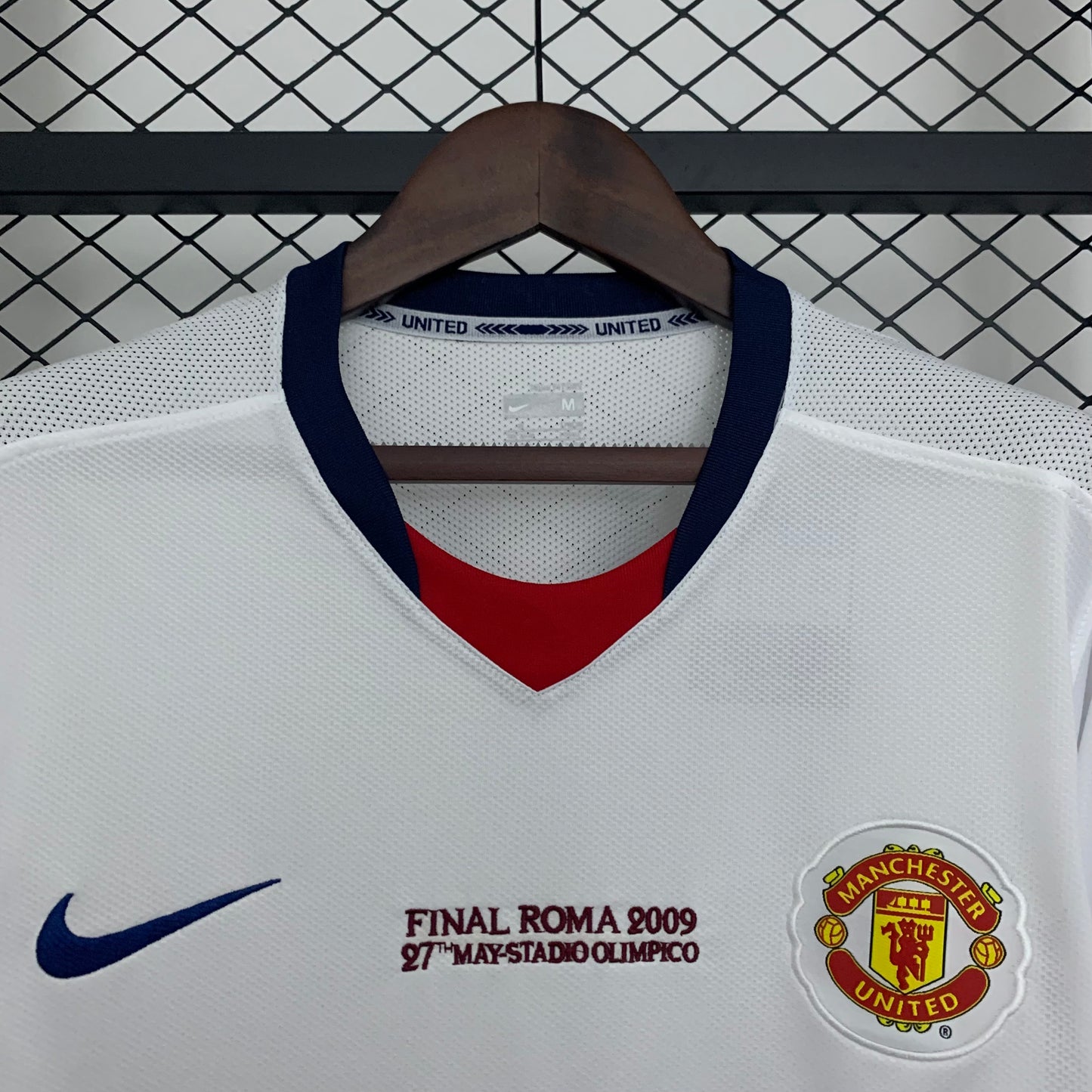 Manchester United retro 2008/09 Away Manga Larga