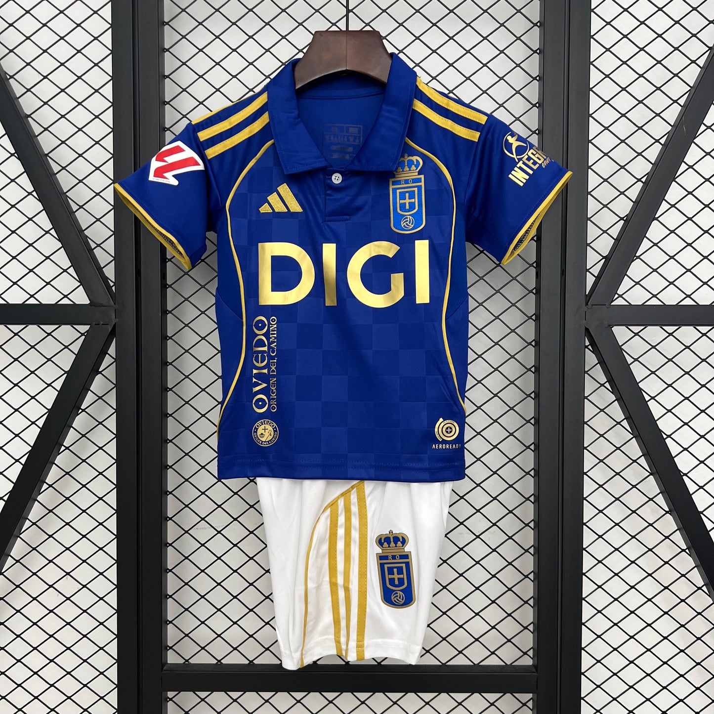 Real Oviedo 2025/26 Home Kids Version