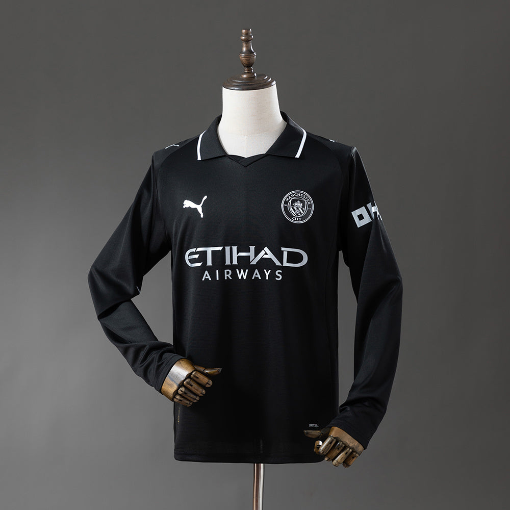 Manchester City 2025/26 Away Fan Version Manga Larga