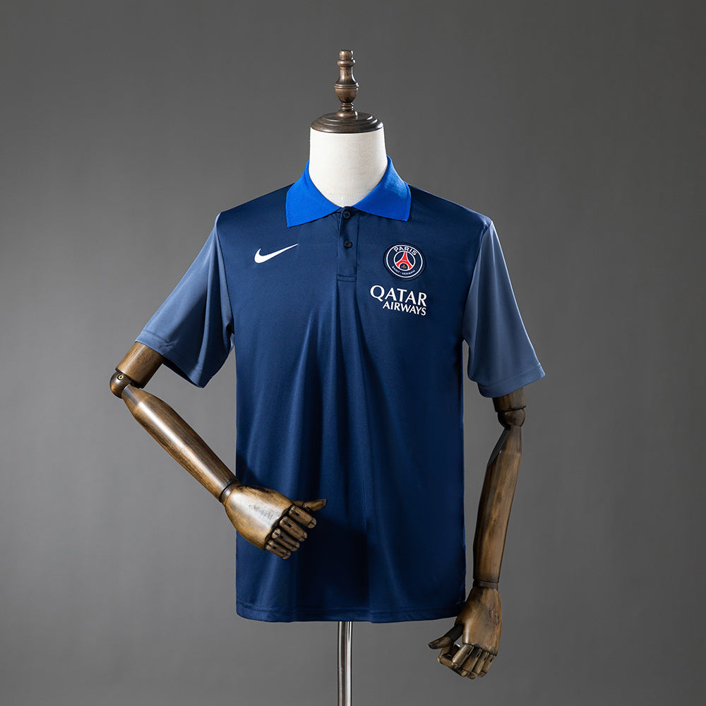 PSG 2025/26 Polo Azul Oscuro