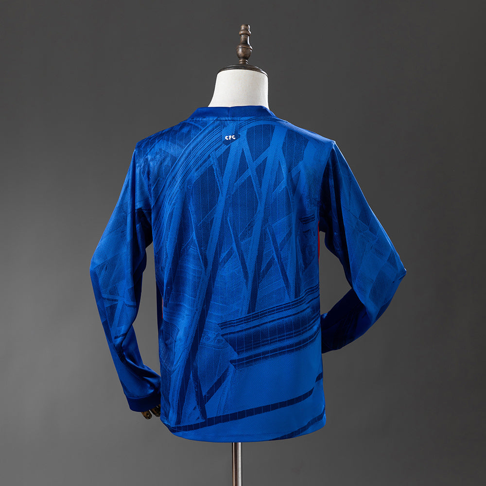 Chelsea 2025/26 Home Fan Version Manga Larga