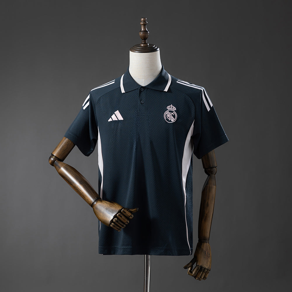 Real Madrid 2025/26 Polo Negro y Rosa