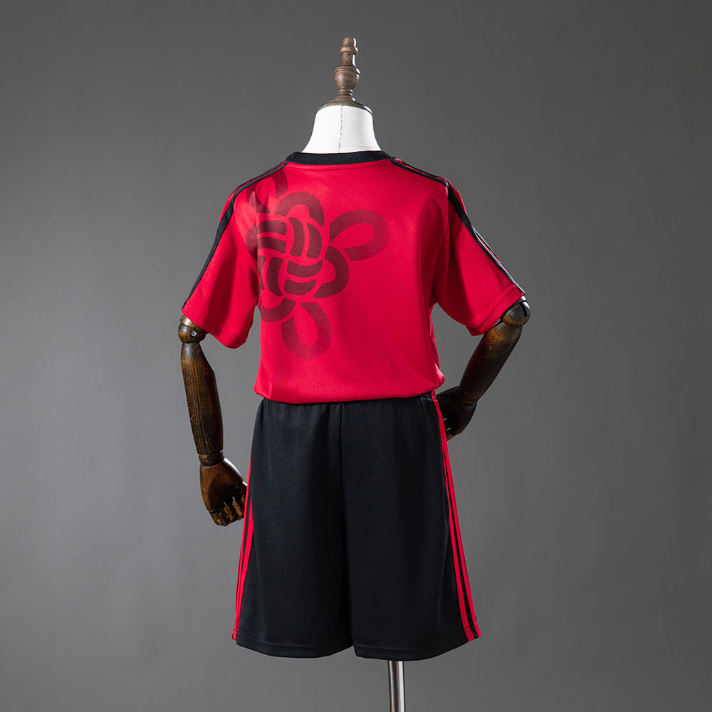 Manchester United 2025/26 Kit Rojo Niños