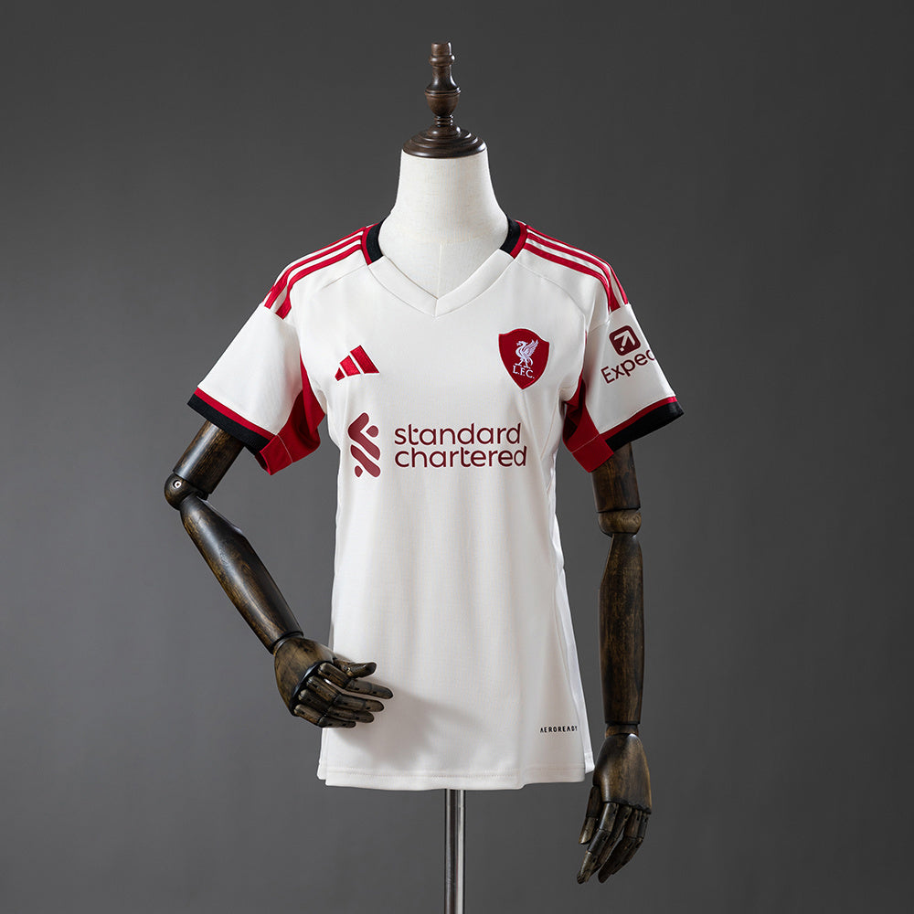 Liverpool 2025/26 Away Femenina Fan Version