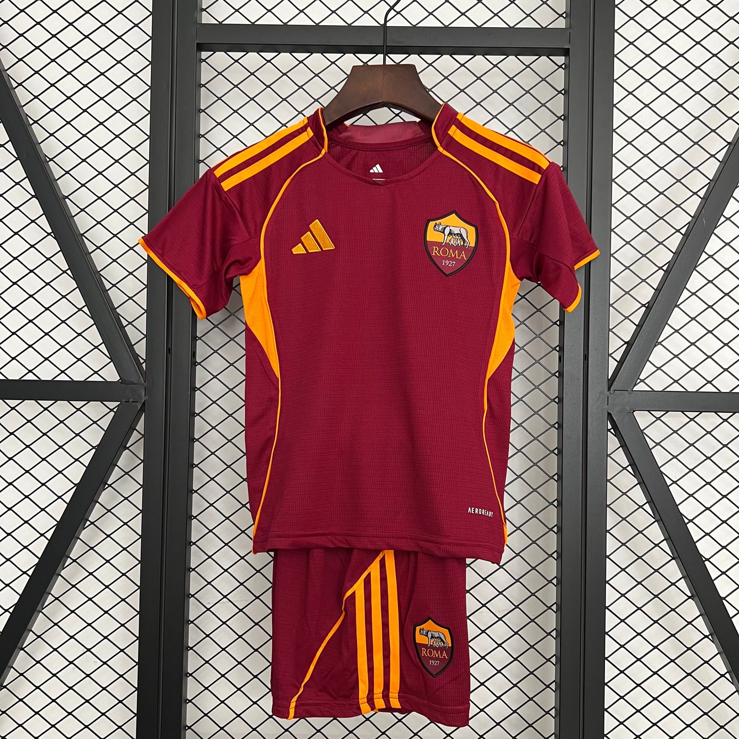 AS Roma 2025/26 Home Kids Version