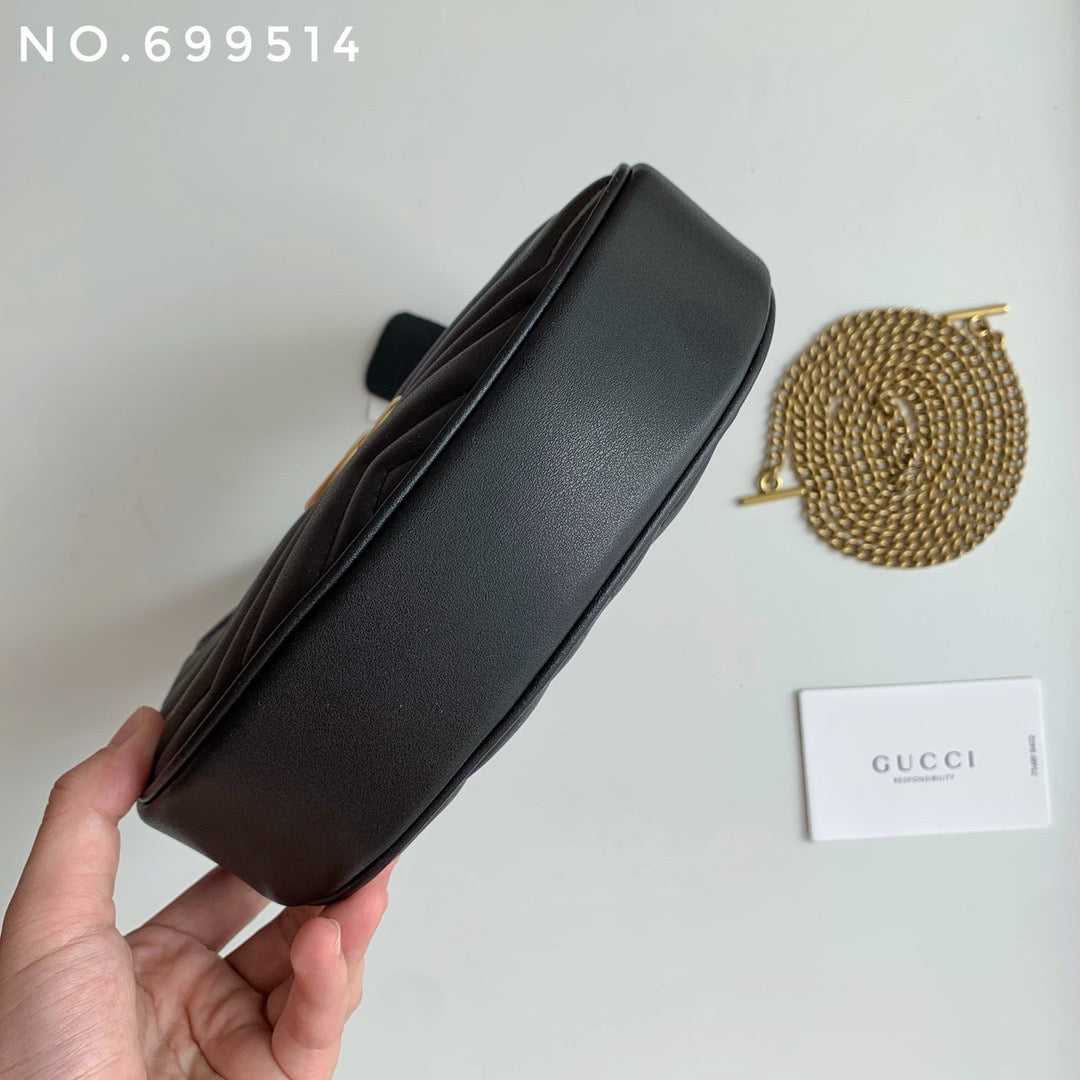 Bolso Gucci Marmount Negro de piel