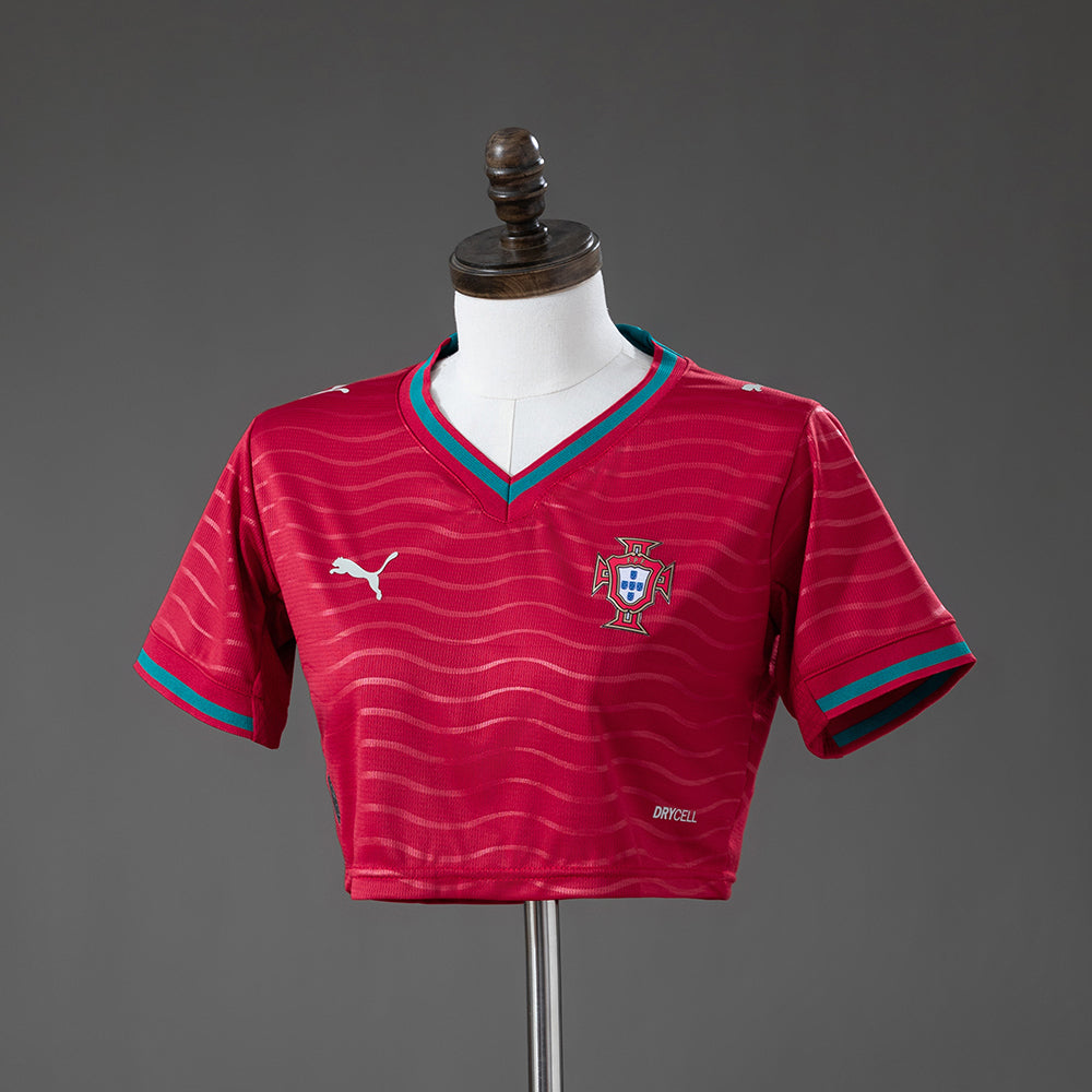 Portugal 2026 Home Femenino Crop Top