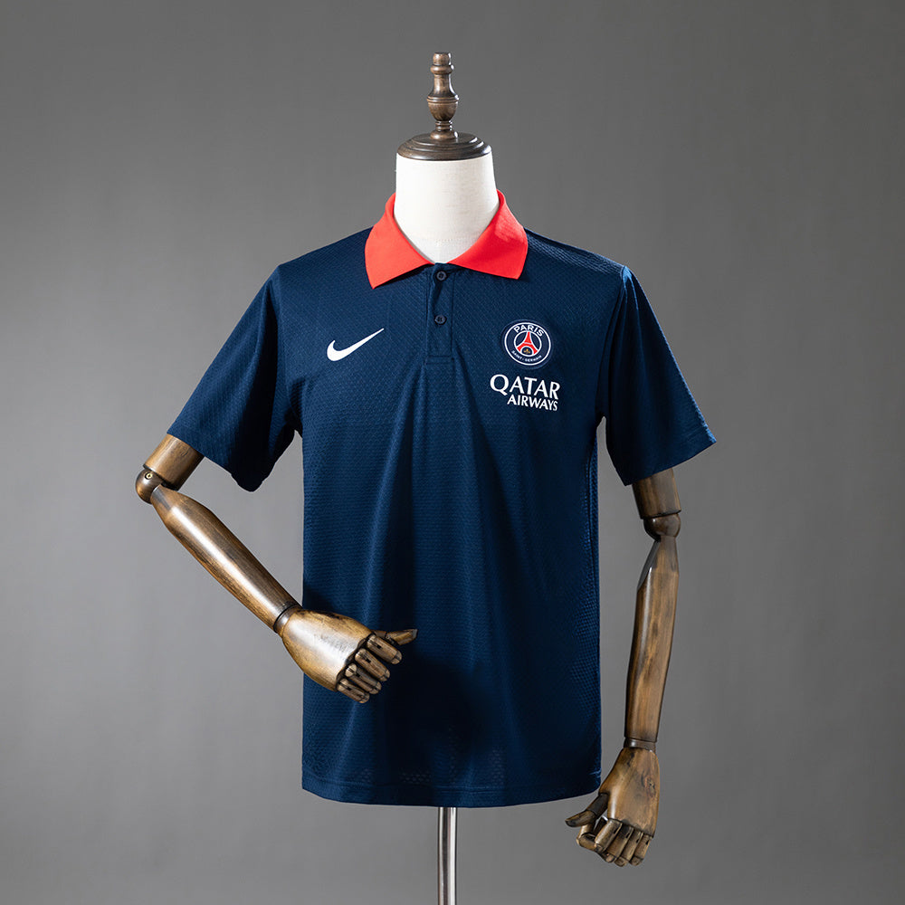 PSG 2025/26 Polo Cyan