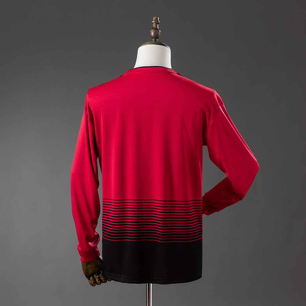Manchester United retro 2019 Home Fan Version Manga Larga